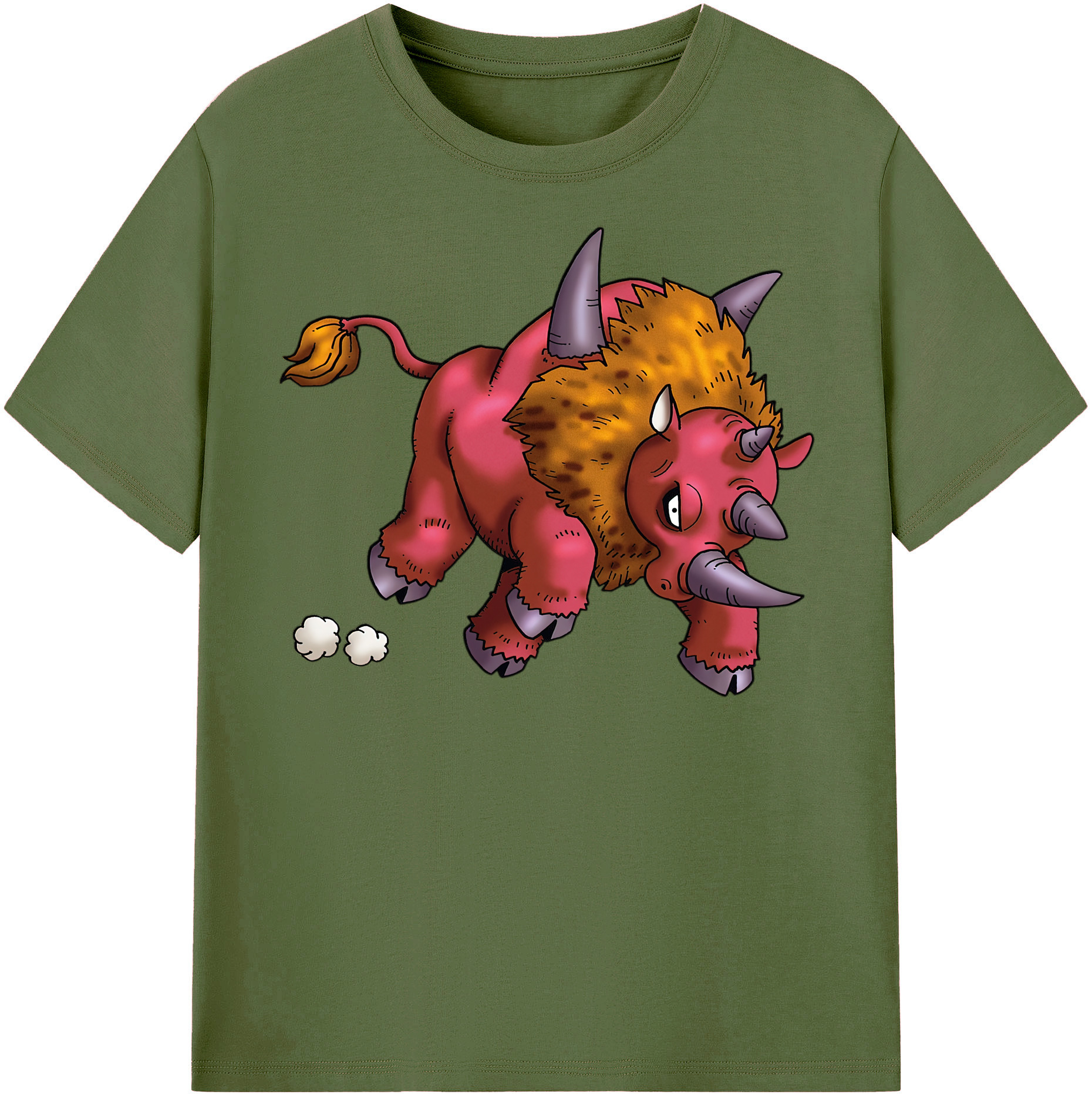 （画像用） ドラゴンクエスト Doragon Kuesuto Dragon Quest 綿100％半袖Tシャツ（フロントプリント）